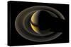 Saturn on the Final Frontier-null-Stretched Canvas