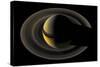 Saturn on the Final Frontier-null-Stretched Canvas