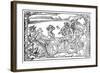 Saturn, Roman God of Time, 1569-null-Framed Giclee Print