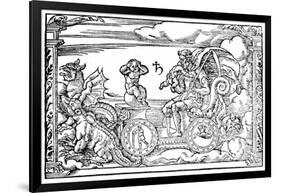 Saturn, Roman God of Time, 1569-null-Framed Giclee Print