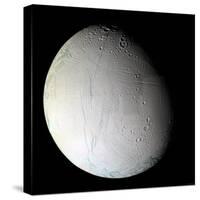 Saturn's Moon Enceladus-Stocktrek Images-Stretched Canvas