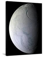 Saturn's Moon Enceladus-Stocktrek Images-Stretched Canvas