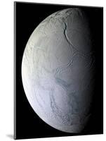 Saturn's Moon Enceladus-Stocktrek Images-Mounted Photographic Print