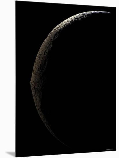 Saturn's Moon Iapetus-Stocktrek Images-Mounted Photographic Print