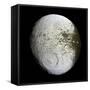 Saturn's Moon Iapetus-Stocktrek Images-Framed Stretched Canvas