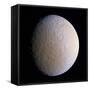 Saturn's Moon Rhea, Cassini Image-null-Framed Stretched Canvas