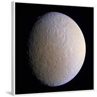 Saturn's Moon Rhea, Cassini Image-null-Framed Photographic Print