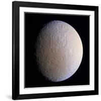 Saturn's Moon Rhea, Cassini Image-null-Framed Photographic Print