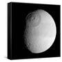 Saturn's Moon Tethys-Stocktrek Images-Framed Stretched Canvas