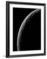 Saturn's Moon Tethys-Stocktrek Images-Framed Photographic Print