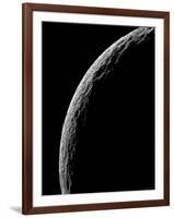 Saturn's Moon Tethys-Stocktrek Images-Framed Photographic Print