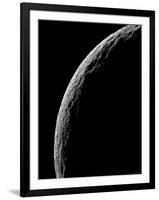 Saturn's Moon Tethys-Stocktrek Images-Framed Photographic Print