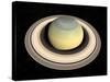 Saturn's North Pole in Winter-null-Stretched Canvas