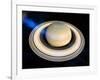 Saturn's North Pole Summer Storms-null-Framed Photographic Print