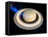 Saturn's North Pole Summer Storms-null-Framed Stretched Canvas