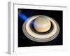 Saturn's North Pole Summer Storms-null-Framed Photographic Print