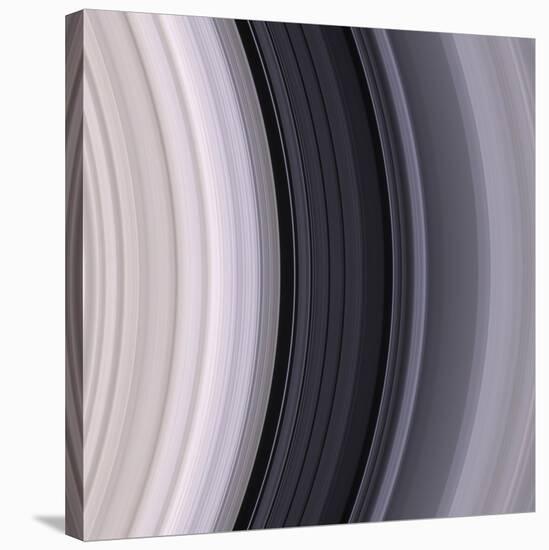 Saturn's Rings-Michael Benson-Stretched Canvas