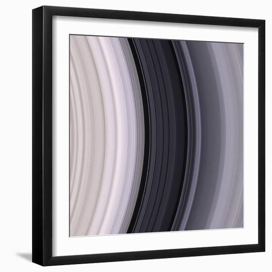 Saturn's Rings-Michael Benson-Framed Photographic Print