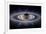 Saturn Silhouetted, Cassini Image-null-Framed Photographic Print