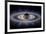 Saturn Silhouetted, Cassini Image-null-Framed Photographic Print