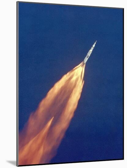 Saturn V Missile Launches the Apollo 11 Moon Mission, July 16, 1969-null-Mounted Photo