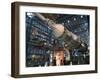 Saturn V Rocket, Command and Service Modules, and a Space Suit from Apollo 13-Nick Servian-Framed Photographic Print