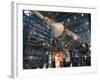 Saturn V Rocket, Command and Service Modules, and a Space Suit from Apollo 13-Nick Servian-Framed Photographic Print