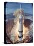 Saturn V Rocket Lifting the Apollo 11 Astronauts Towards Their Manned Mission to the Moon-Ralph Morse-Stretched Canvas