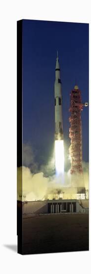 Saturn V Rocket-null-Stretched Canvas