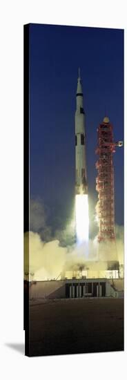 Saturn V Rocket-null-Stretched Canvas