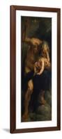 Saturn Verschlingt Eines Seiner Kinder, 1636/1638-Peter Paul Rubens-Framed Giclee Print