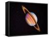 Saturn-null-Framed Stretched Canvas