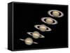 Saturn-null-Framed Stretched Canvas