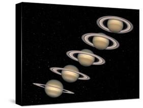 Saturn-null-Stretched Canvas