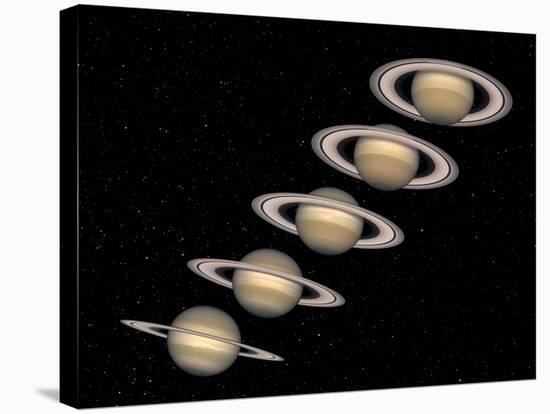 Saturn-null-Stretched Canvas