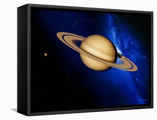 Saturn-Detlev Van Ravenswaay-Framed Stretched Canvas