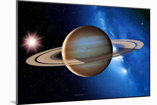 Saturn-Detlev Van Ravenswaay-Mounted Photographic Print