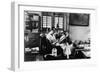 Satyajit Ray at Work in His Apartment-null-Framed Photographic Print