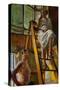 Satyr and a Model, 1913 (Oil on Canvas)-Jacek Malczewski-Stretched Canvas