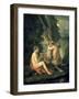 Satyr and Nymph, 1630-Nicolas Poussin-Framed Giclee Print