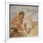 Satyr and Nymph, from the House of the Faun , Pompeii-Roman-Framed Giclee Print