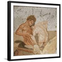 Satyr and Nymph, from the House of the Faun , Pompeii-Roman-Framed Giclee Print