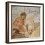 Satyr and Nymph, from the House of the Faun , Pompeii-Roman-Framed Giclee Print