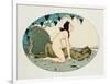 Satyr and Nymph, Illustration from the Pleasures of Eros, 1917-Gerda Marie Frederike Wegener-Framed Giclee Print