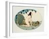 Satyr and Nymph, Illustration from the Pleasures of Eros, 1917-Gerda Marie Frederike Wegener-Framed Giclee Print