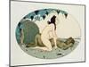 Satyr and Nymph, Illustration from the Pleasures of Eros, 1917-Gerda Marie Frederike Wegener-Mounted Giclee Print