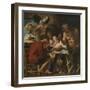 Satyr and Peasant Family-Jacob Jordaens-Framed Giclee Print