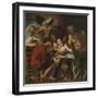 Satyr and Peasant Family-Jacob Jordaens-Framed Giclee Print