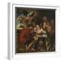 Satyr and Peasant Family-Jacob Jordaens-Framed Giclee Print