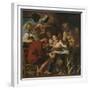 Satyr and Peasant Family-Jacob Jordaens-Framed Giclee Print